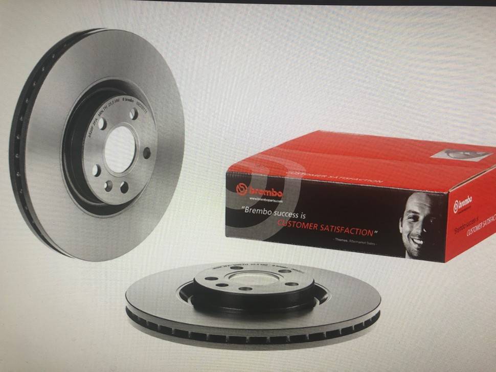 Тормозной диск передний 17&#039; Volvo S60 III, S90 II, V90 II, V60 II, XC60 II \\ BREMBO 09.D251.11