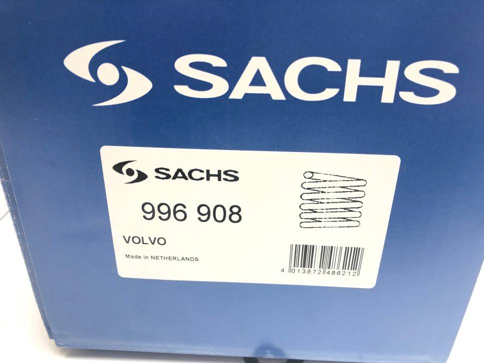 пружина подвески \\ SACHS 996908