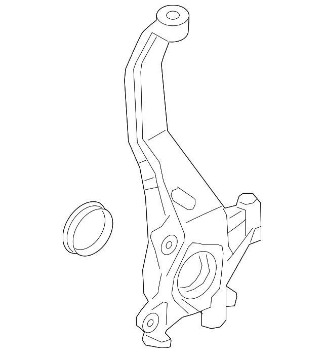 Цапфа передняя левая VOLVO XC60, XC90, V90CC \\ VOLVO 31476878