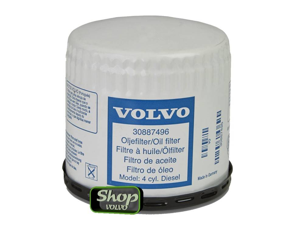 Фильтр масляный Вольво 400, S40, V40 \\ дизель -2004 \\ VOLVO Original 30887496