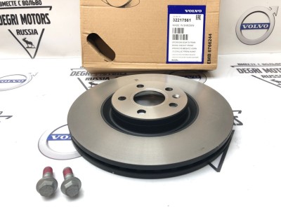 Тормозной диск передний 17' Volvo S60 III, S90 II, V90 II, V60 II, XC60 II \\ VOLVO Original 32217561
