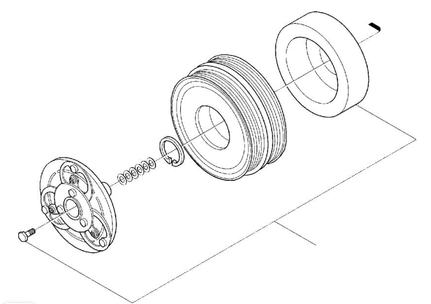 Электромаг. муфта \\ VOLVO Original 31305786