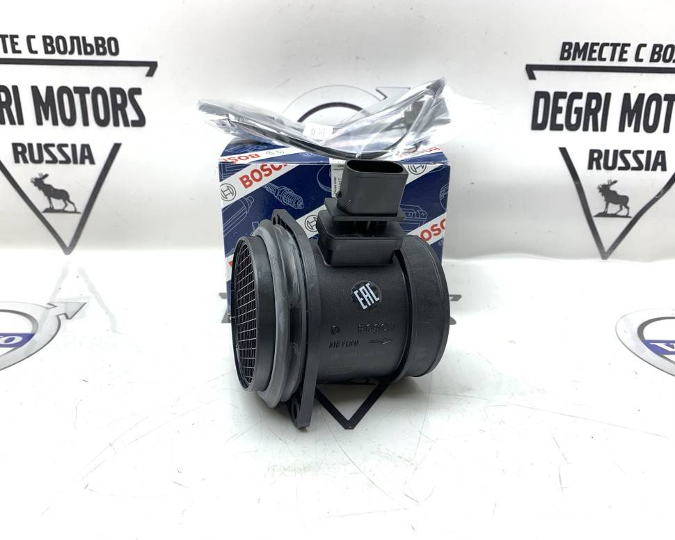 Датчик массового расхода воздуха Вольво D5244T18, D5244T4, D5244T5 \\ BOSCH 0 281 006 184
