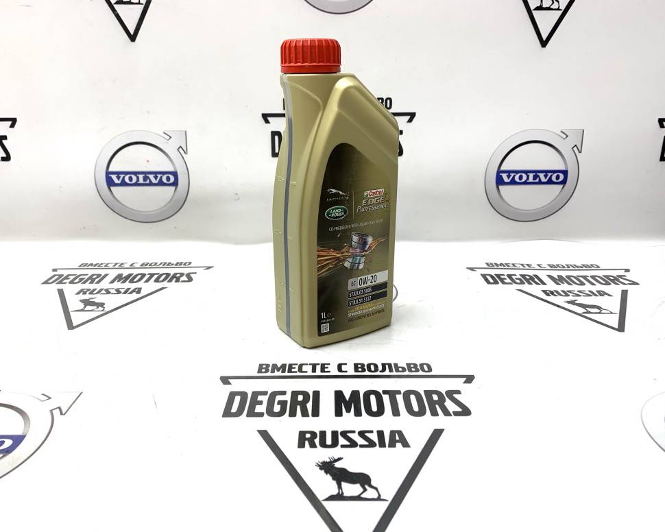 Масло моторное land rover и jaguar castrol edge professional ec 0w-20 1(л) \\ CASTROL 15DA25