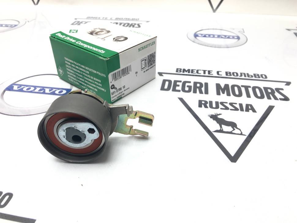 Ролик с натяжителем ремня ГРМ в сборе Volvo C70 II, S40 II, S60 II S80 II, V70 III, XC70, V70XC, XC60, XC90 \\ INA 531 0786 10