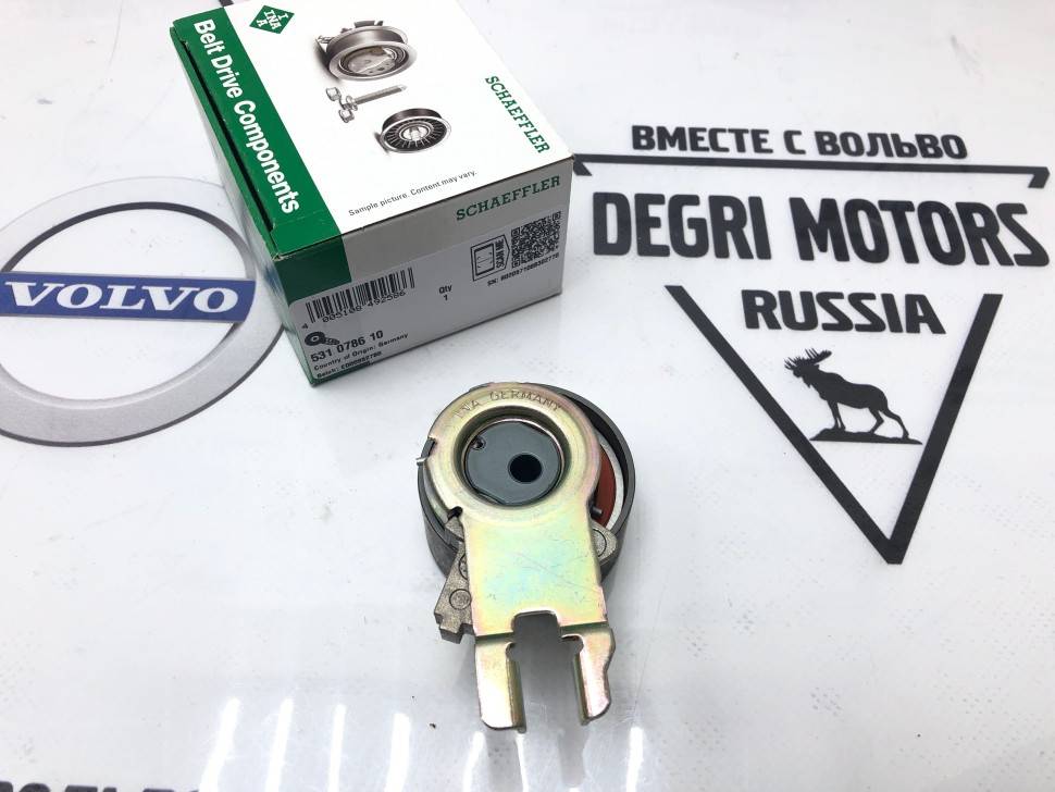 Ролик с натяжителем ремня ГРМ в сборе Volvo C70 II, S40 II, S60 II S80 II, V70 III, XC70, V70XC, XC60, XC90 \\ INA 531 0786 10