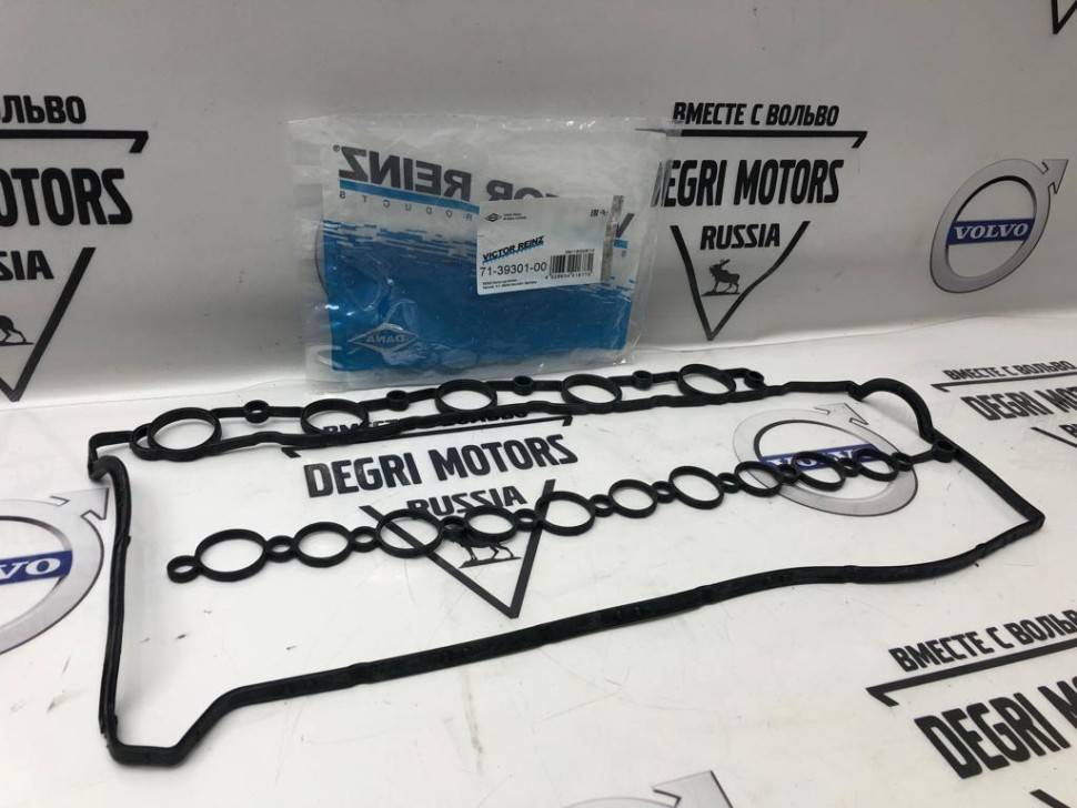 Прокладка крышки клапанов ​Volvo C30, C70, S40II, V50, S60, S80 II, V70 II, V70 III, XC70 II, XC60, XC70, XC90 \\ VICTOR REINZ 71-39301-00