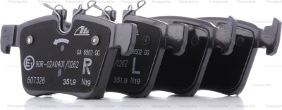 Колодки тормозные задние комплект Вольво XC90 II, XC60 II \\ 17 дюймов \\ ATE 13.0460-7326.2