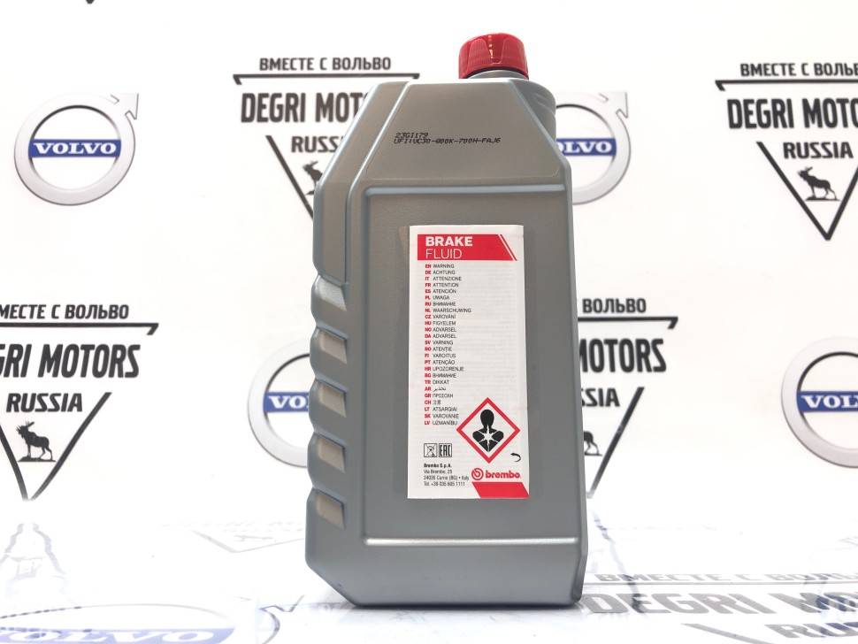 Жидкость тормозная DOT 4, &quot;Premium Brake Fluid&quot;, 1л \\ Brembo L04010