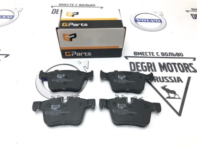 Колодки тормозные задние комплект Вольво XC90 II, XC60 II \\ 17 дюймов \\ GParts AC2112235