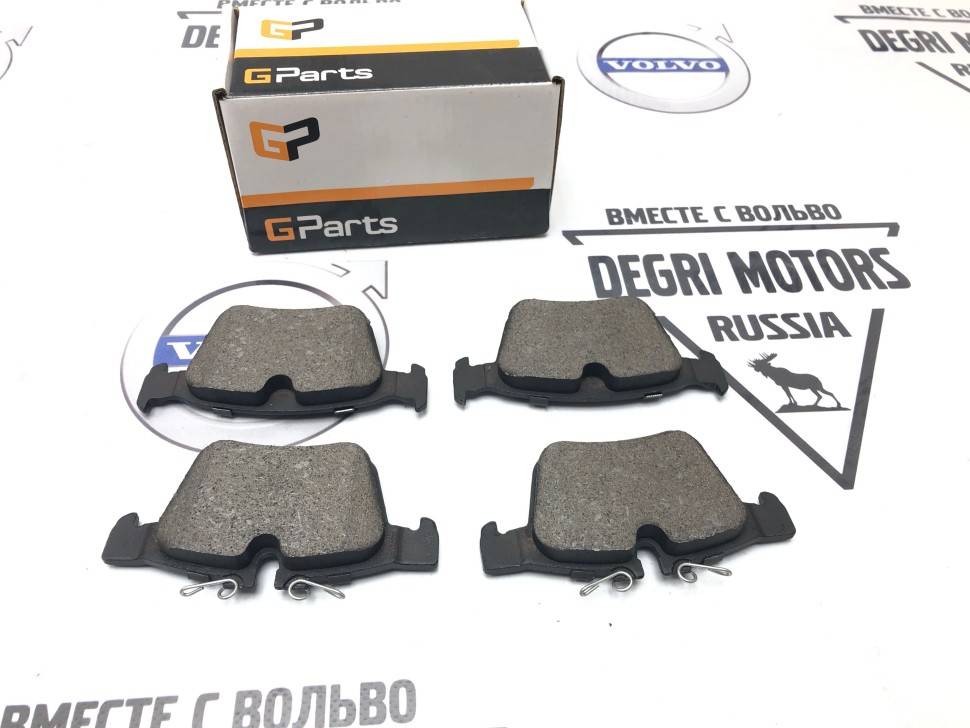 Колодки тормозные задние комплект Вольво XC90 II, XC60 II \\ 17 дюймов \\ GParts AC2112235