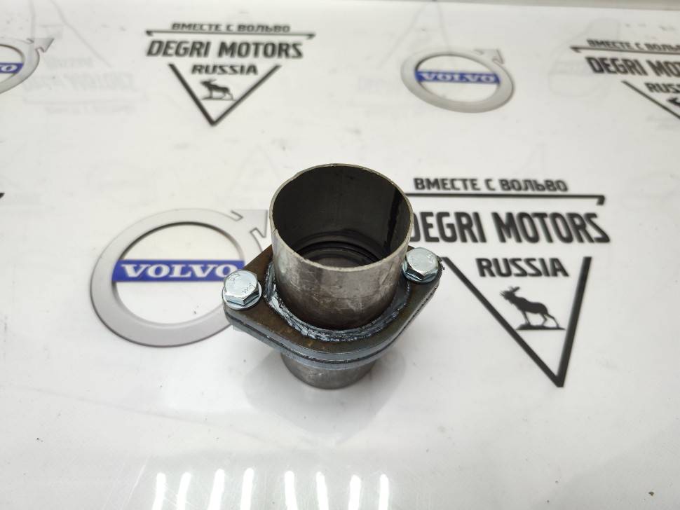 Фланец с трубой к-кт 2шт. d55мм (прокладка, крепеж) Volvo universal \\ SWParts SW55FGP