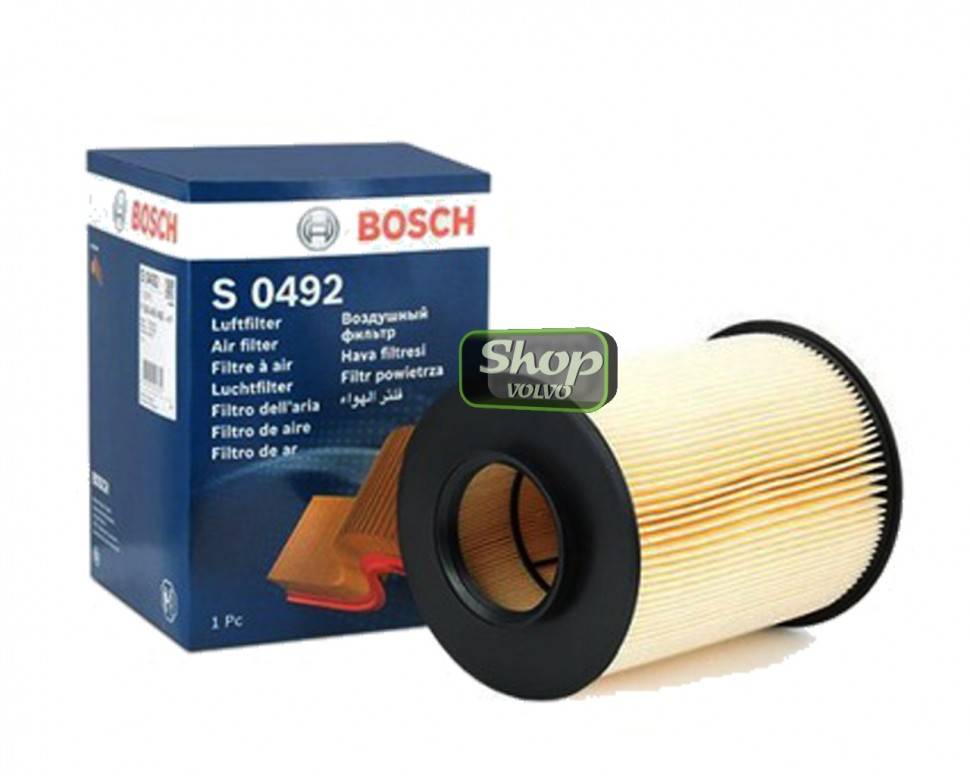 Воздушный фильтр VOLVO C30, S40 II, V40CC \\ 4 цилиндра \\ BOSCH F 026 400 492