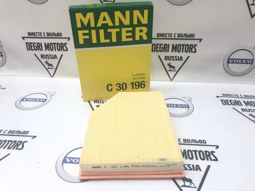 Фильтр воздушный VOLVO V40 V40CC \\ MANN-FILTER C 30 196