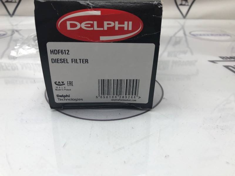 Фильтр топливный для дизеля Вольво S60 II, S80 II, XC60, XC70II \\ D5204xx D5244xx \\ DELPHI HDF612