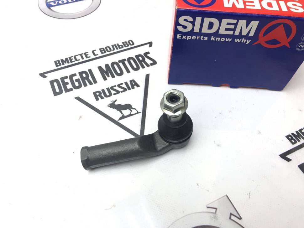 Наконечник рулевой тяги левый Volvo S60 II, S60CC, S80 II, V60, V60CC, V70 III, XC70 II, XC60 \\ SIDEM 3630