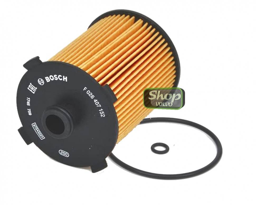 Фильтр масляный Вольво S60 III, S90 II, V90CC, XC60 II, XC90 II \\ B4202Tx, D4204Tx \\ BOSCH F 026 407 152
