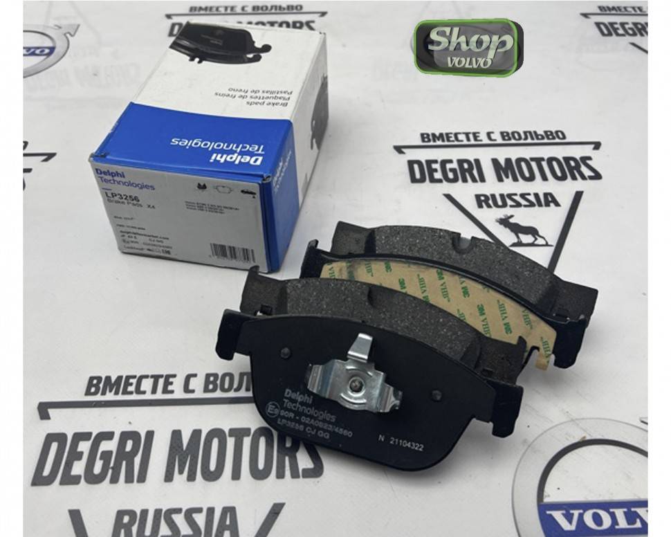 Колодки тормозные передние комплект XC90 II, XC60 II \\ 19&quot; 18&quot; дюймов \\ Delphi LP3256