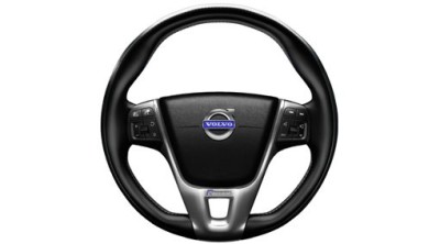 Рулевое колесо R-DESIGN, темная строчка 3-спицевое кожа 31390469
