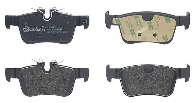 Тормозные колодки задние Вольво S60 III, S90 II, XC60 II \\ 16 дюймов \\ BREMBO P86030