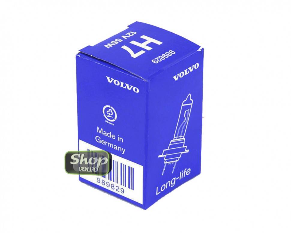 Лампа накаливания ближнего света H7 55W \\ VOLVO (Original) 989829