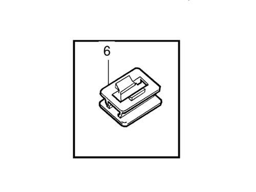 Клипса пластиковой защиты топливопровода Вольво S60, S80, V70 II, XC70, XC90 \\ VOLVO Original 8683718