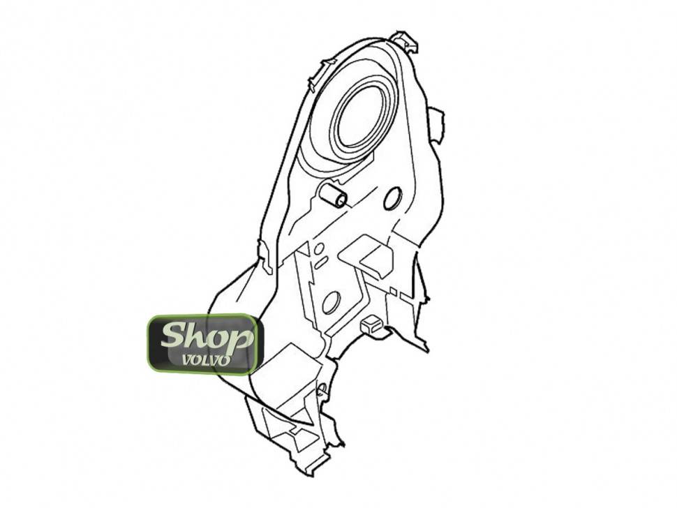 Кожух ремня грм внутренний Вольво S60 XC90 \\ VOLVO Original 8631626