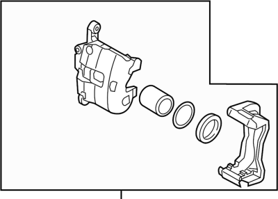 Суппорт тормозной передний правый \\ VOLVO Original 36003280