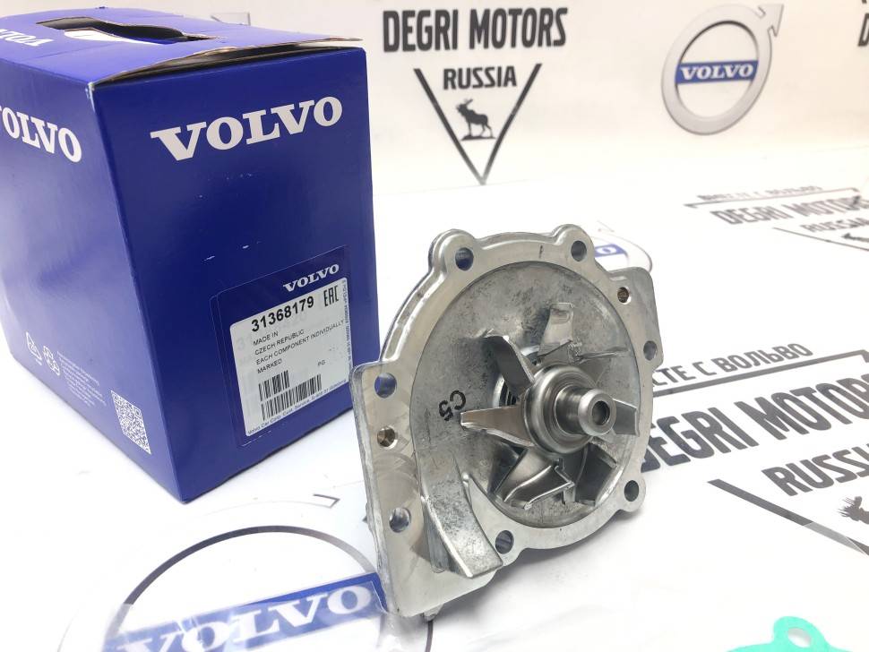 Водяной насос помпа системы охлаждения Volvo S60 II, S80 II, V40CC, XC70 II, XC40, XC60 II, XC60, XC90 II \\ VOLVO Original 31368179