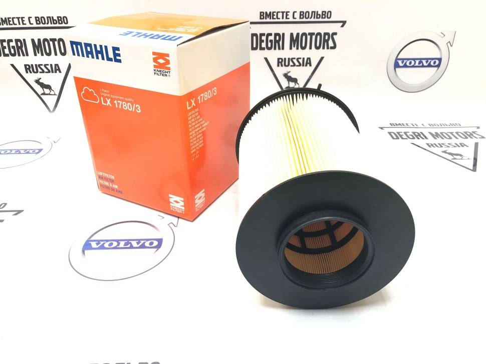 Элемент фильтрующий воздушного фильтра Volvo C30, C70 II, S40 II, V50, V40 II, V40 CC\\ MAHLE LX 1780/3