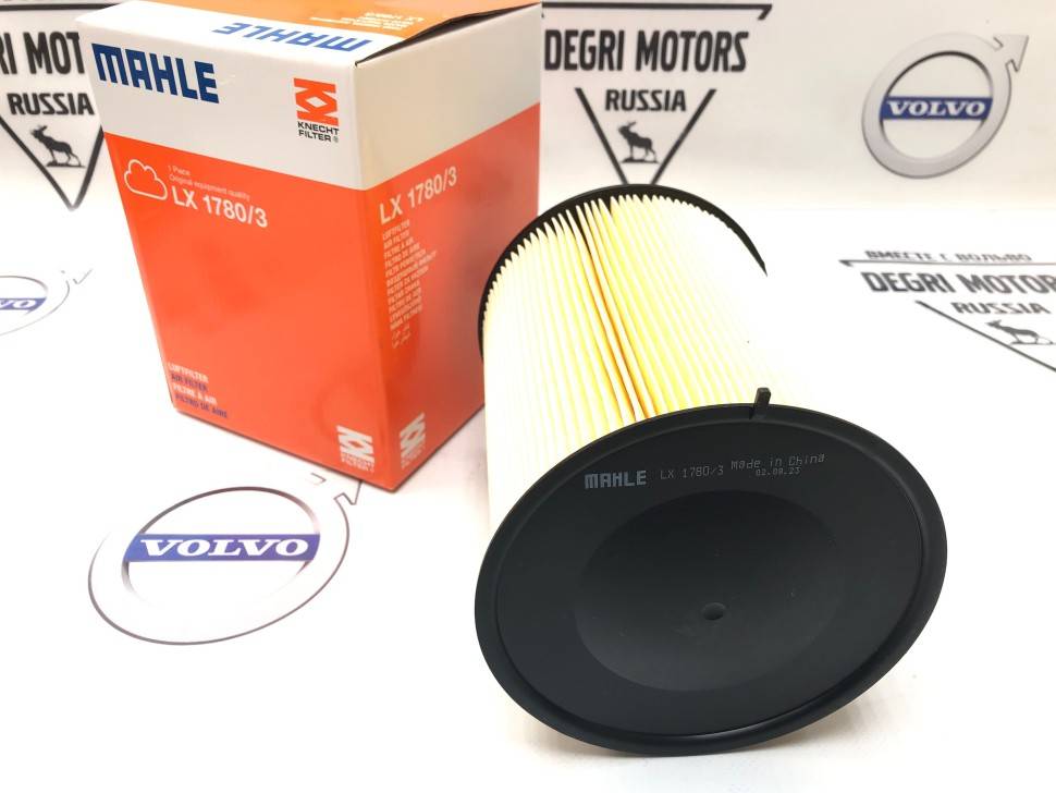 Элемент фильтрующий воздушного фильтра Volvo C30, C70 II, S40 II, V50, V40 II, V40 CC\\ MAHLE LX 1780/3