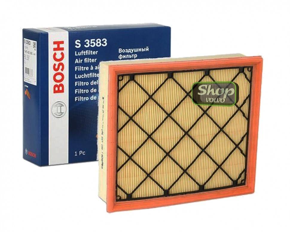 Фильтр воздушный VOLVO C30, S40 II, S60 II, S80 II, V40CC, V60 \\ BOSCH 1 457 433 583