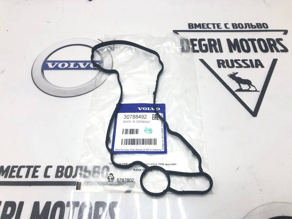 Прокладка корпуса масляного фильтра Volvo C30, C70, S40 II​, V50, S60 CC, V60 CC, S60 II, V60, S80 II, V40, V40 CC, V60, V70 III, XC70 II, XC60 \\ VOLVO Original 30788492