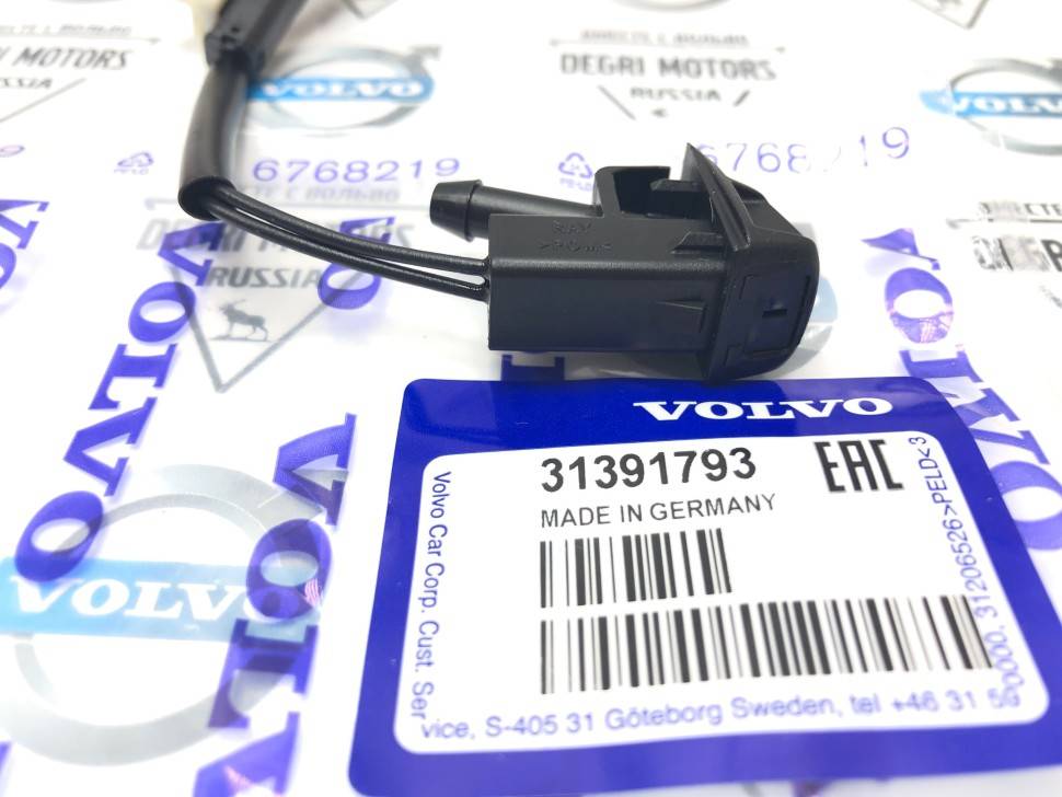 Форсунка омывателя стекла лобового \\ VOLVO Original 31391793