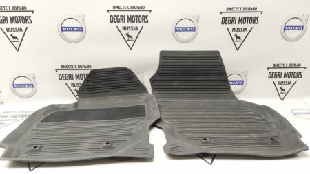 Коврики салонные резиновые "off black" \\ VOLVO Original 39807564