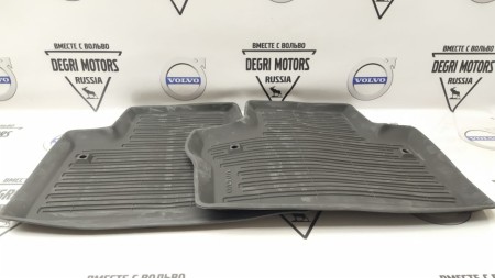 Коврики салонные резиновые "off black" \\ VOLVO Original 39807564