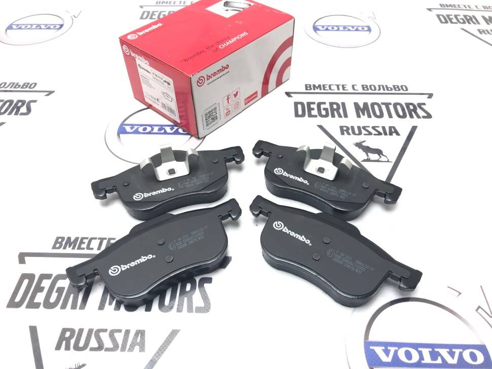 Колодки тормозные, комплект передний \\ BREMBO P86016