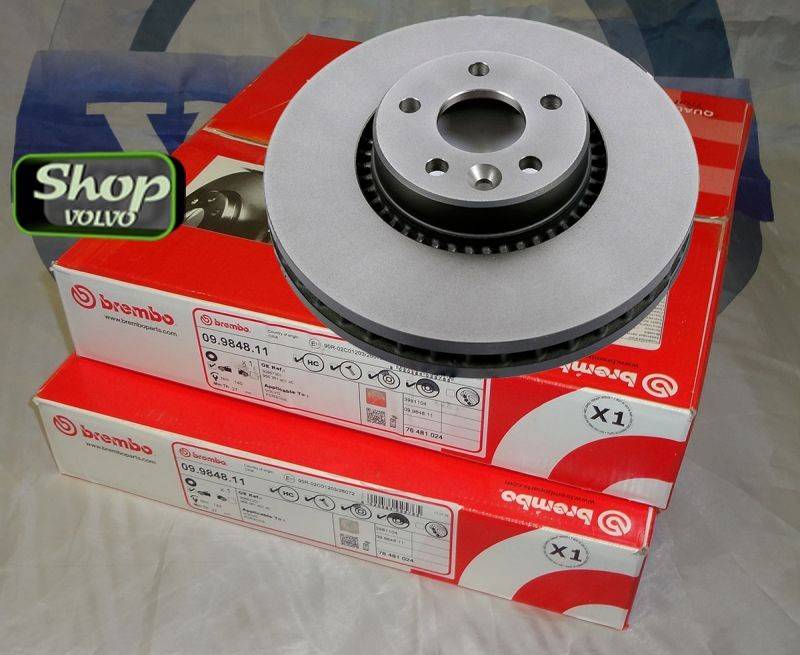 Тормозной диск передний 17 VOLVO XC90 336мм Brembo 09.9848.11u0.jpg