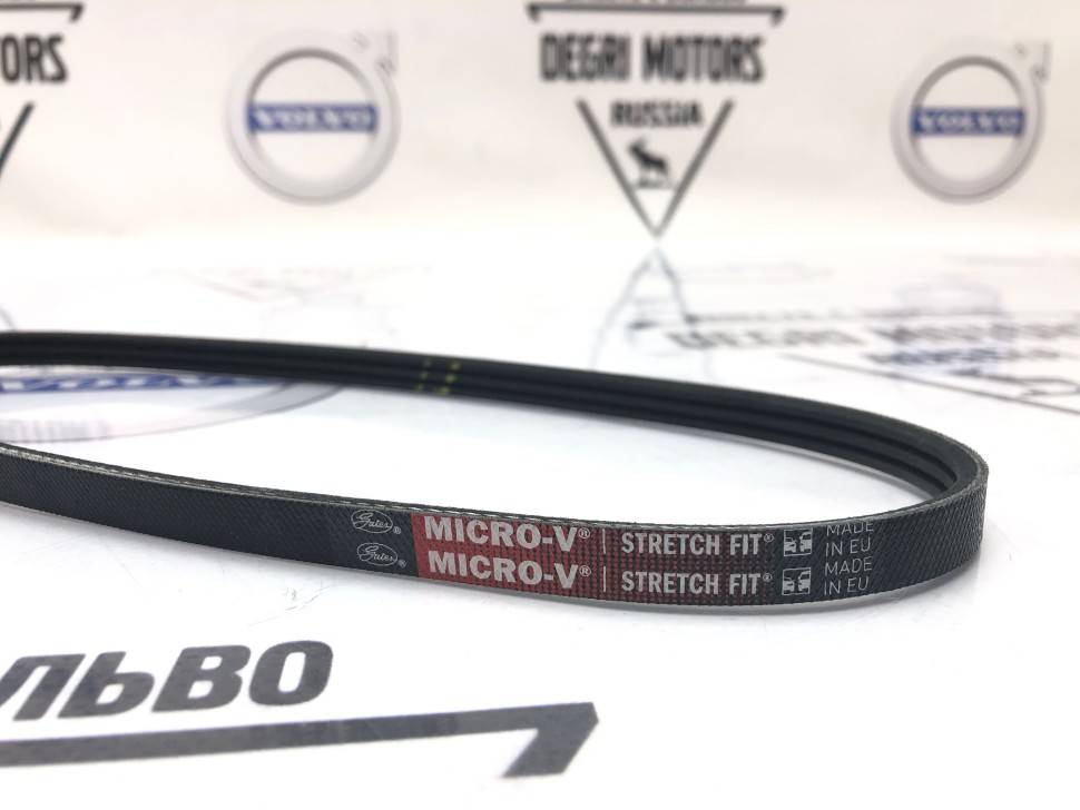 Приводной ремень \ компрессор кондиционера \ Вольво V70 III, XC70 II, XC60, XC90 \\ GATES 3PK628SF