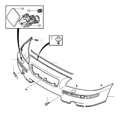 Bumper cover \\ VOLVO Original 39885164