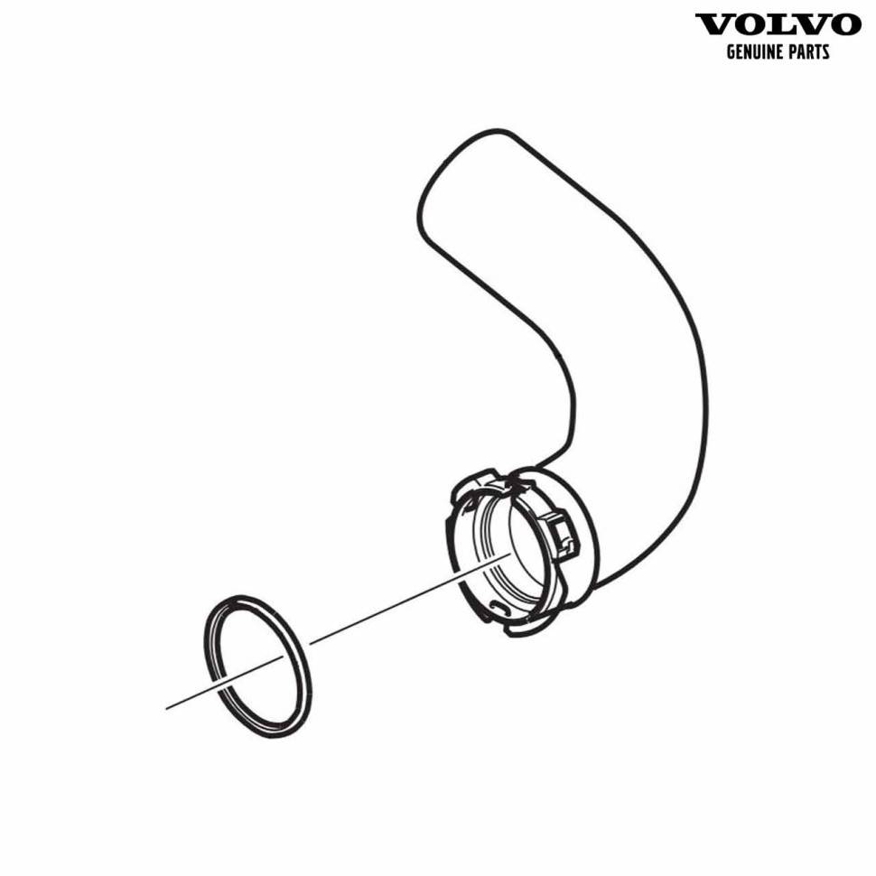 Charge air hose \\ VOLVO Original 32224398