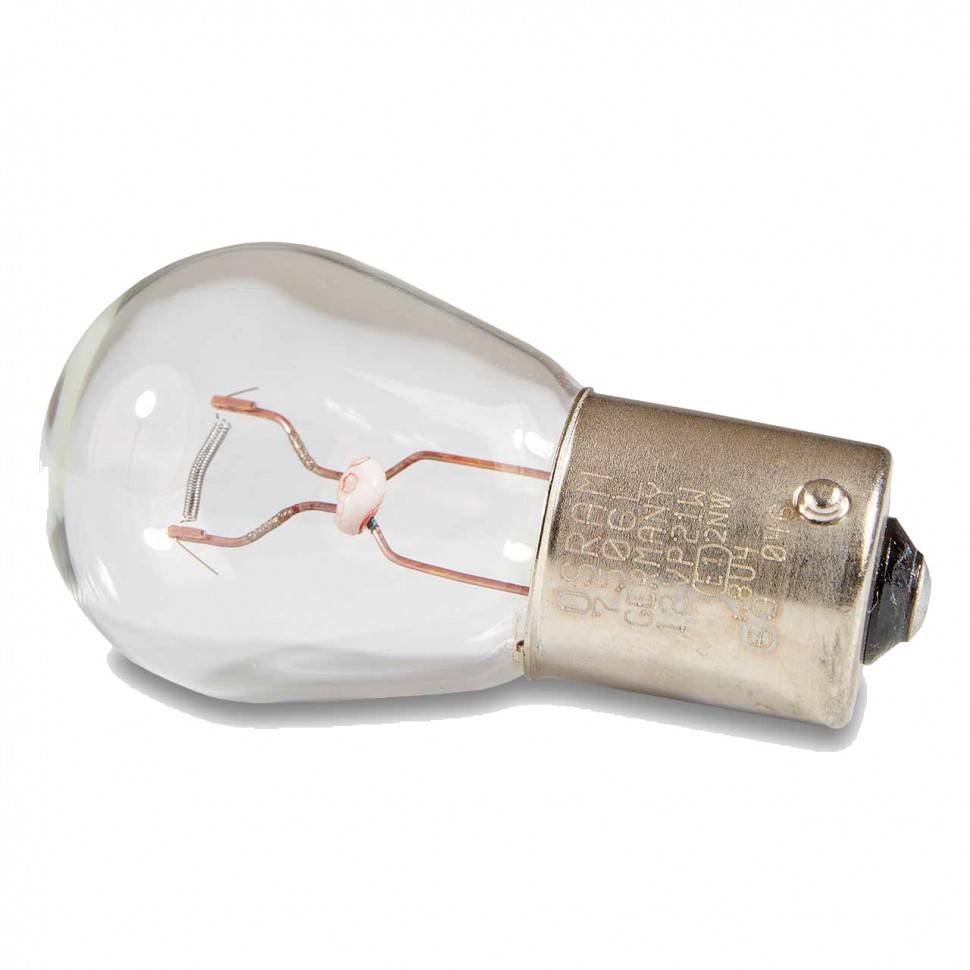 Лампа стоп-сигнала P21W белая \\ VOLVO Original 989757