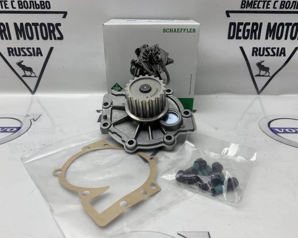 Помпа, насос водяной VOLVO S40 II, S60 II, S80 II, XC70 II, XC60, XC90 \\ D5204 D5244 \\ INA 538 0497 10