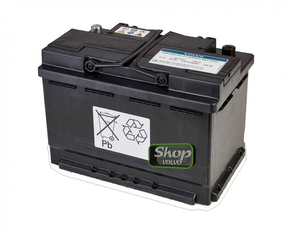 Аккумуляторная батарея 720CCAH VOLVO XC60, S60 II, S80 II, XC40, XC70 II \\ 12V 70Ah 720A \\ VOLVO Original 30644962