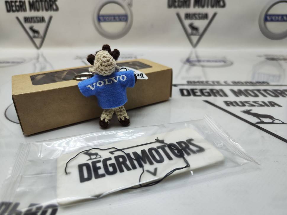 Брелок &quot;Лось&quot; Volvo вязаный \\ SW-Parts Брелок-Volvo