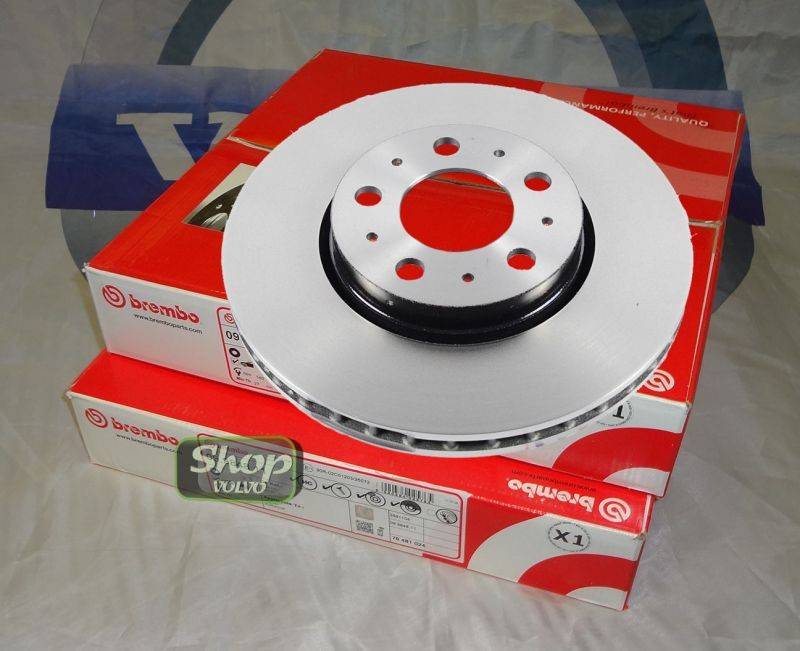 Тормозной диск передний 15 VOLVO S60,S80,XC70 286мм BREMBO.jpg