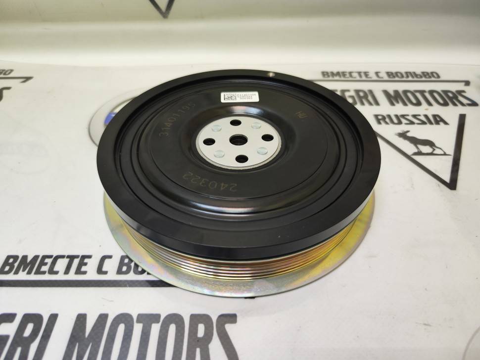 Шкив коленвала приводного ремня Вольво S90 II, XC60 II, XC90 II \\ VOLVO Original 31401195