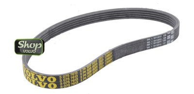 Приводной ремень компрессора кондиционера Вольво XC70 II, XC60, S80 II, V70 III \\ VOLVO Original 30757613