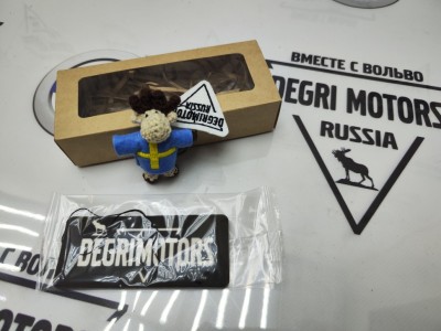 Брелок "Лось" Флаг вязаный \\ SW-Parts Брелок-Флаг