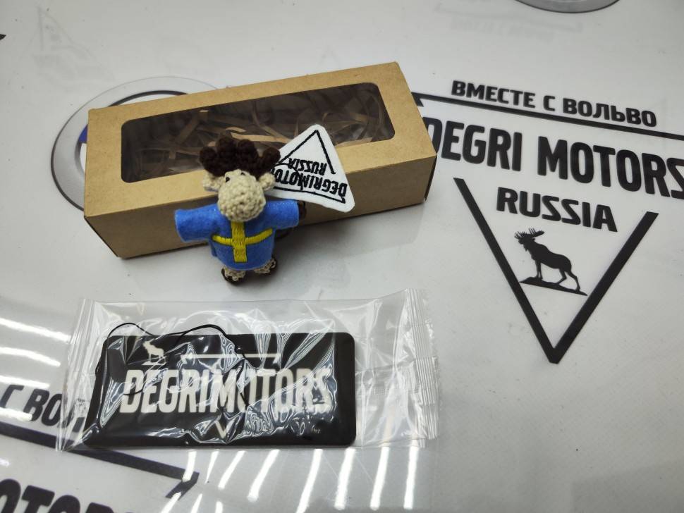 Брелок &quot;Лось&quot; Флаг вязаный \\ SW-Parts Брелок-Флаг